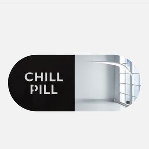 “Chill Pill” Acrylic wall mirror